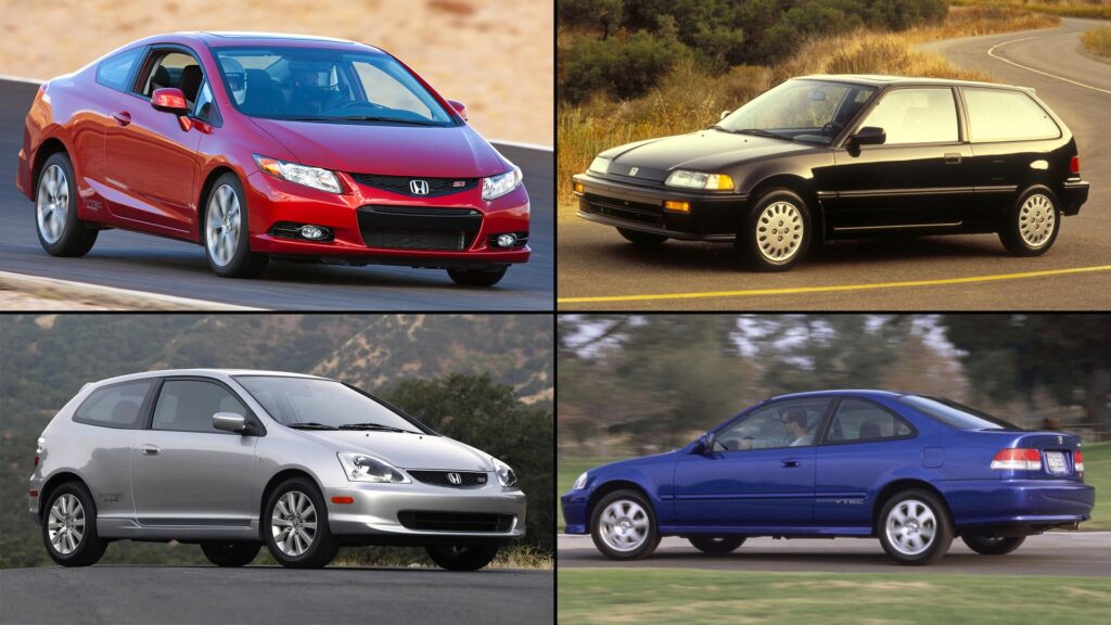 Honda Civic Kasa Değişim Yılları ve Makyajlı Modelleri