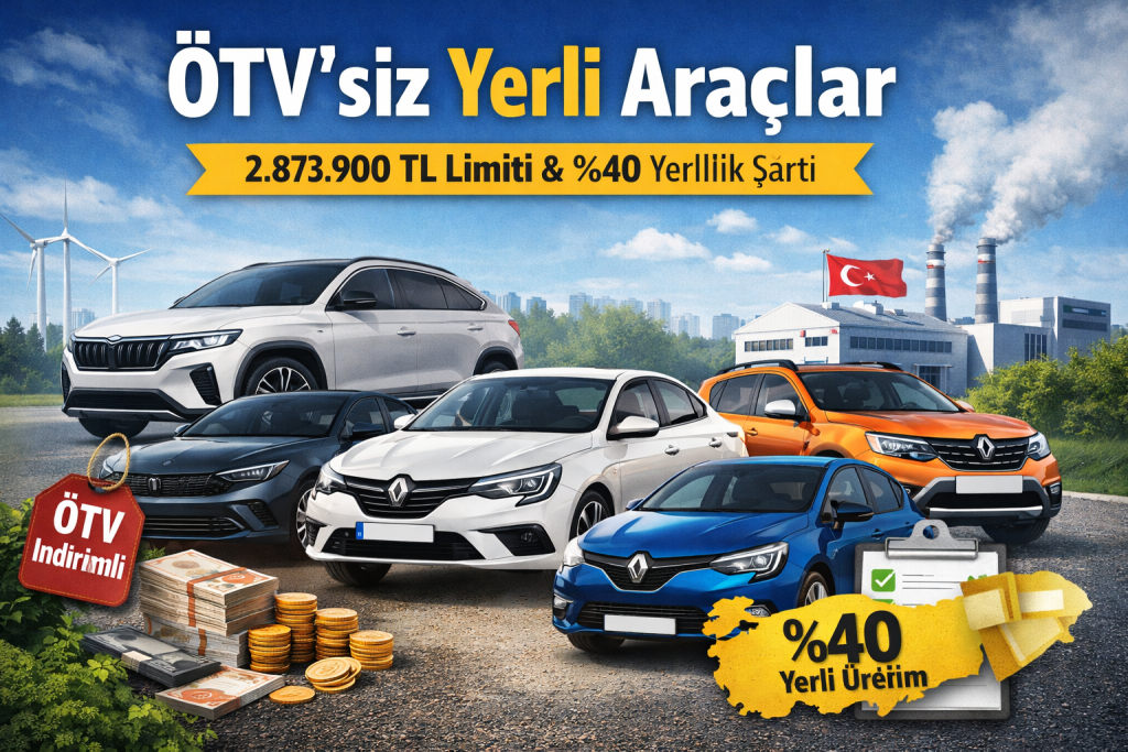 ÖTV'siz Araç Düzenlemesi Alınacak Araçlar ve şartlar